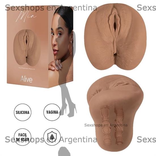 Mia Masturbador Super Realista con Vagina y Ano 